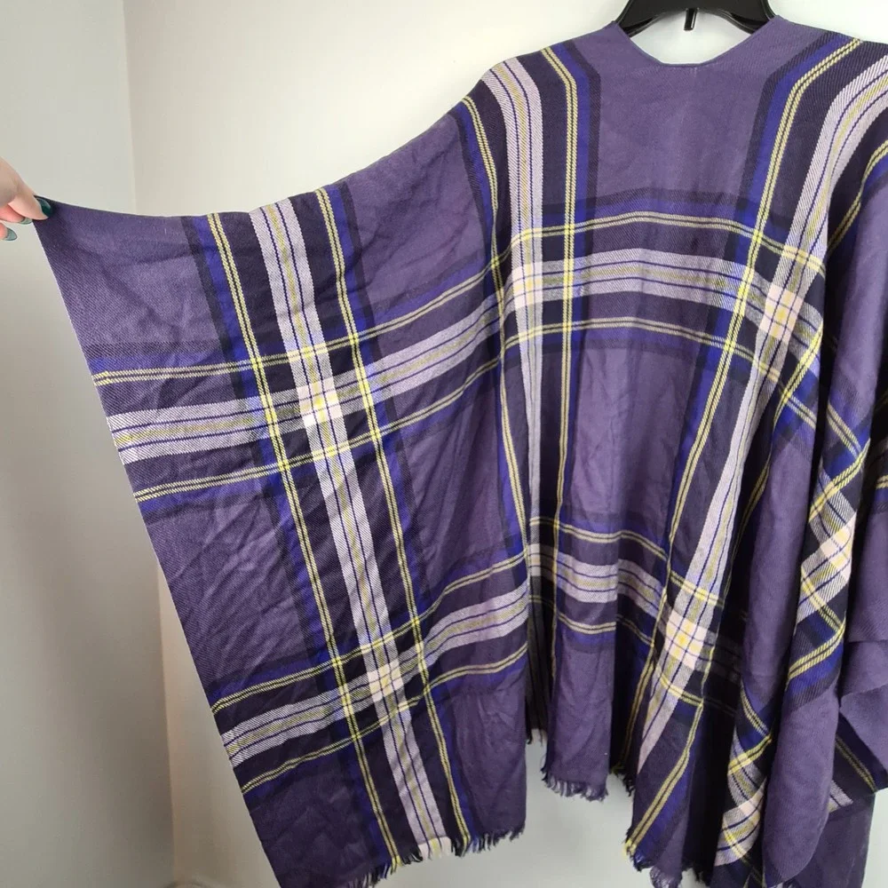 Lululemon Pranayama Scarf 100% Merino Wool‎ Nightfall Black Grape Pigment READ